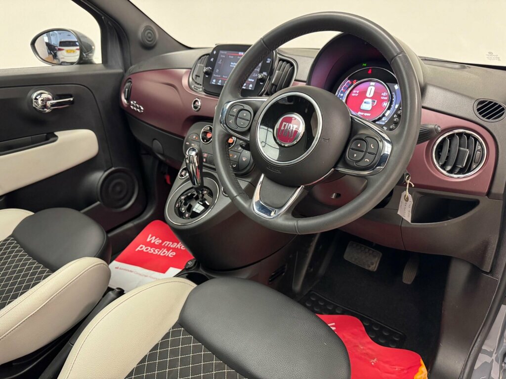 Fiat 500 1.2 Star Dualogic Euro 6 Ss RE20TLX Grey #6