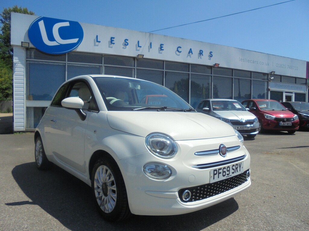 Fiat 500 1.2 Lounge Apple Car Play White