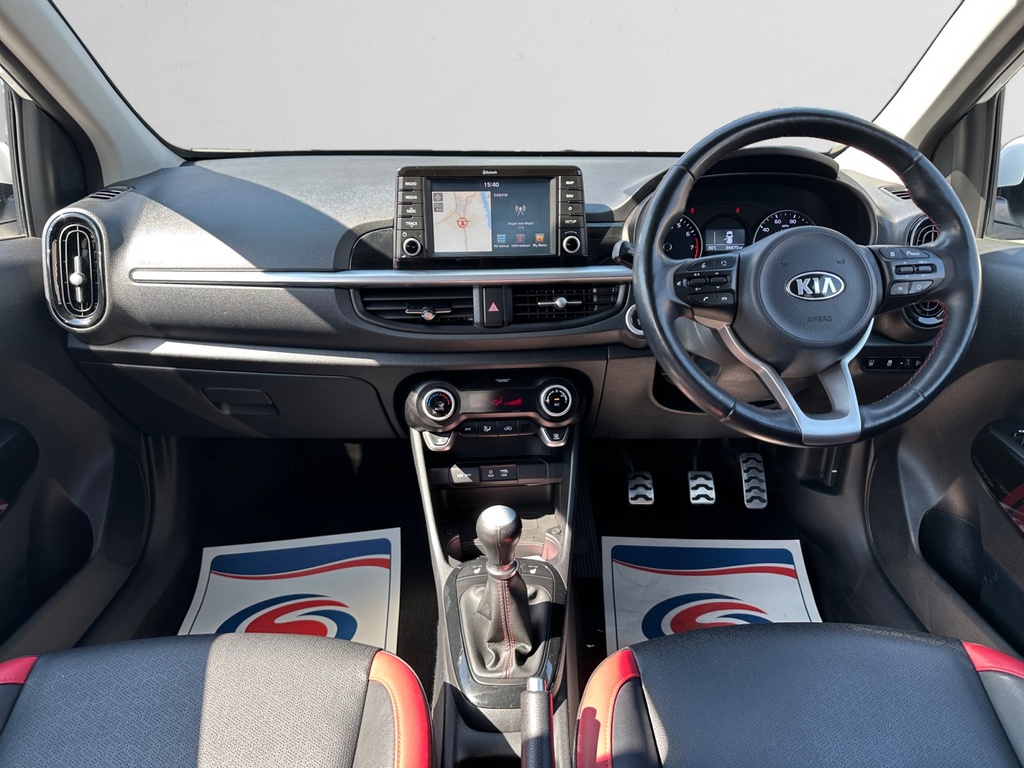 Kia Picanto 1.25 Gt-line S White #6