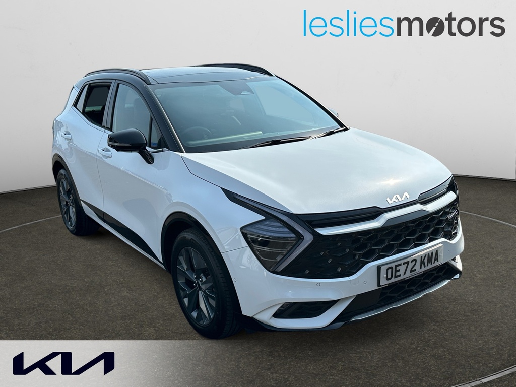Kia Sportage 1.6T Gdi Hev Gt-line S White