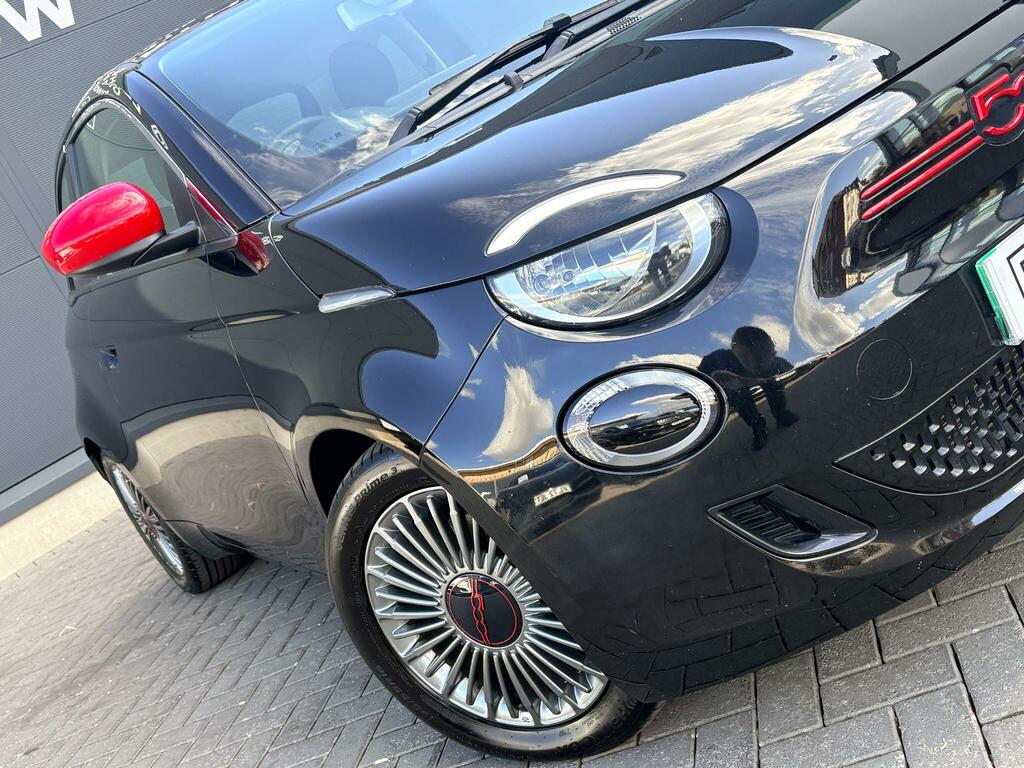 Fiat 500E 42Kwh Red Black #2