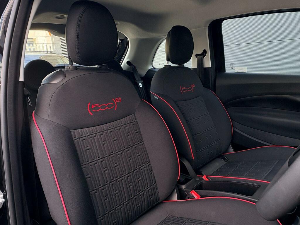 Fiat 500E 42Kwh Red Black #3