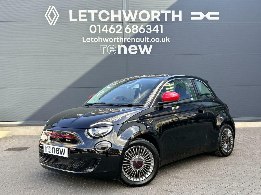 Fiat 500E 42Kwh Red Black #4