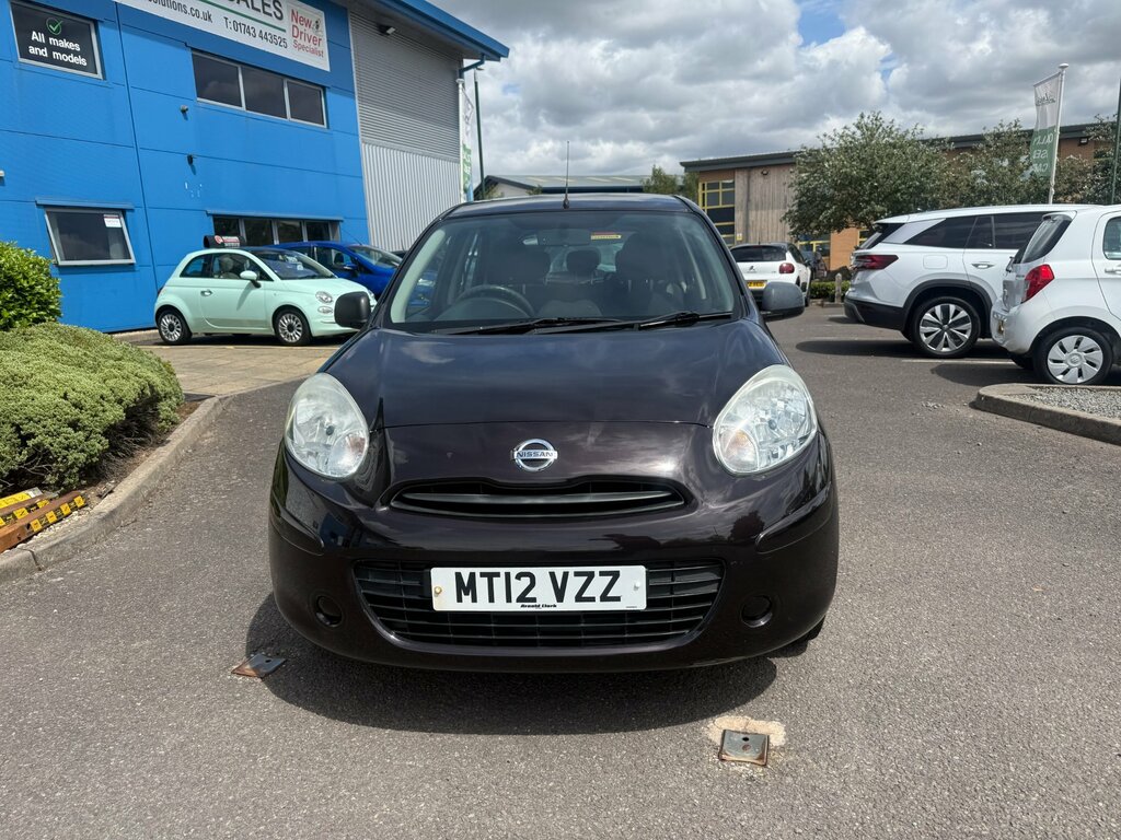 Nissan Micra 1.2 12V Visia Hatchback Euro 5 Black #2