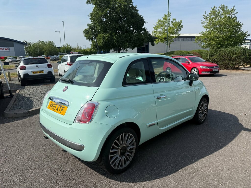 Fiat 500 1.2 Lounge Hatchback Euro 6 Ss Green #3