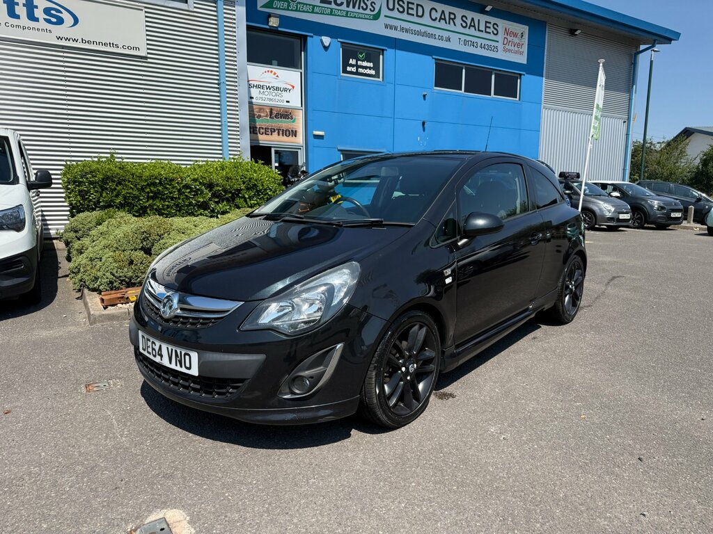 Vauxhall Corsa 1.2 16V Limited Edition Hatchback Manua Black