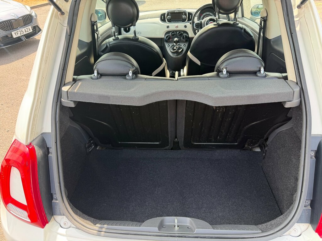 Fiat 500 1.2 Lounge Hatchback Euro 6 Ss White #6