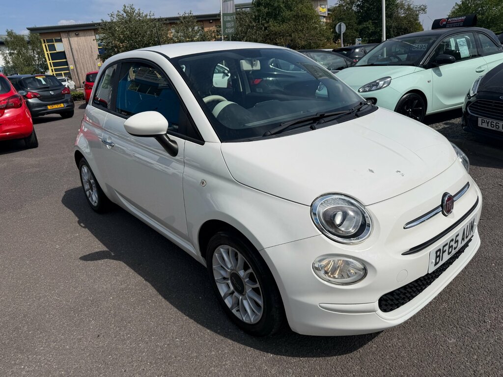 Fiat 500 1.2 Pop Star Hatchback Euro 6 S White #3