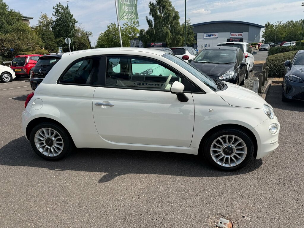 Fiat 500 1.2 Pop Star Hatchback Euro 6 S White #4