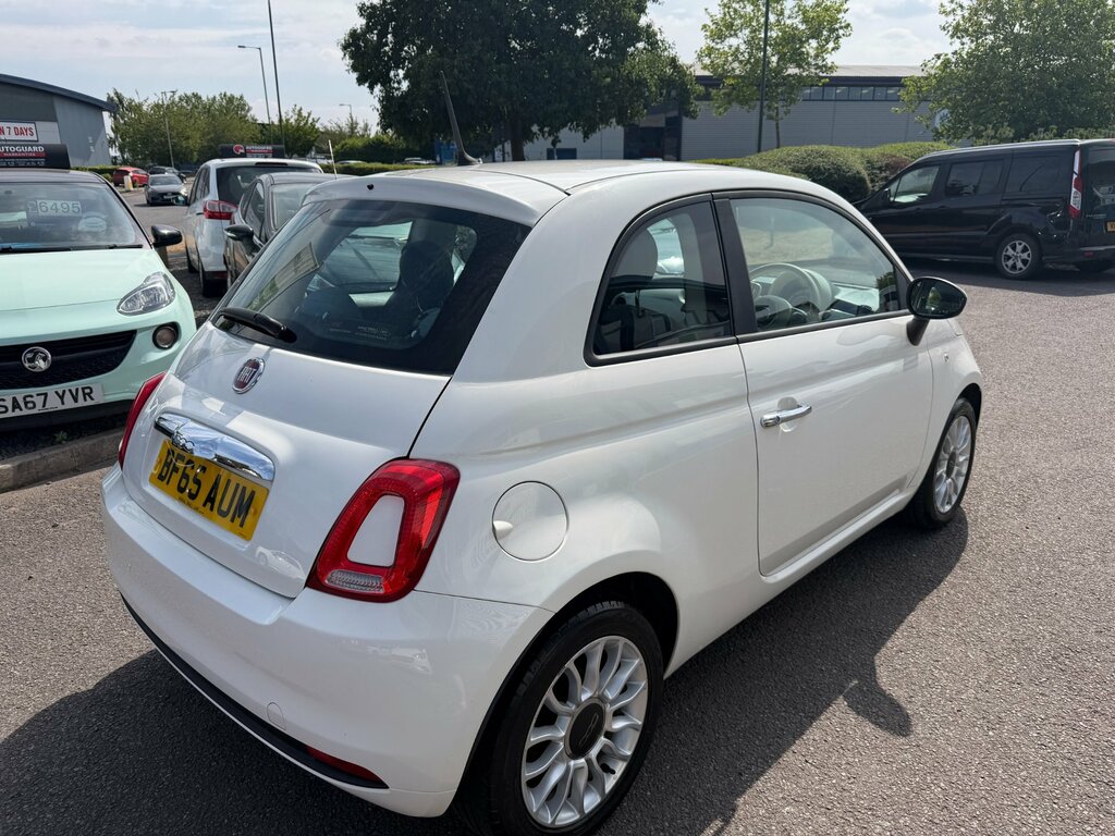 Fiat 500 1.2 Pop Star Hatchback Euro 6 S White #5