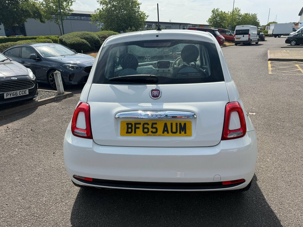 Fiat 500 1.2 Pop Star Hatchback Euro 6 S White #6