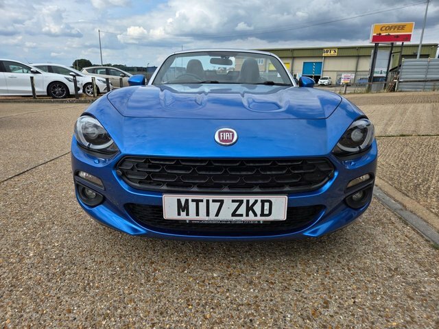 Fiat 124 Spider Multiair Lusso Plus Convertible Blue #4