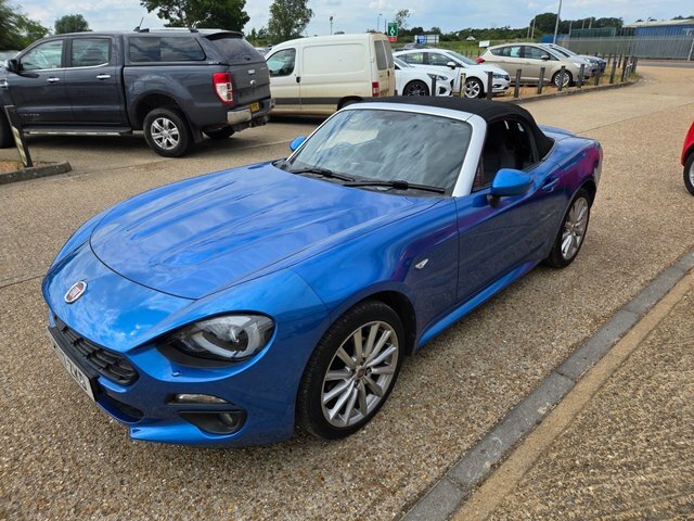 Fiat 124 Spider Convertible 1.4 Multiair Lusso Plus Euro 6 20 White #18