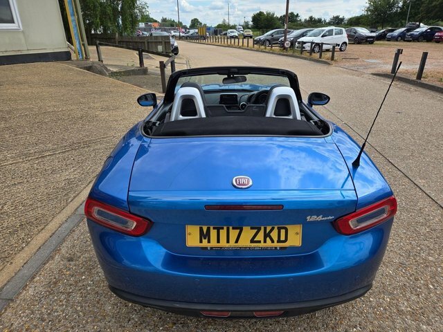 Fiat 124 Spider Multiair Lusso Plus Convertible Blue #5
