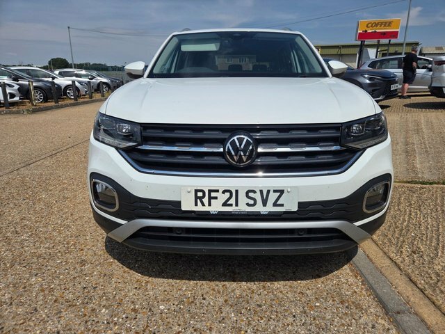 Volkswagen T-Cross Tsi Sel Suv White #4