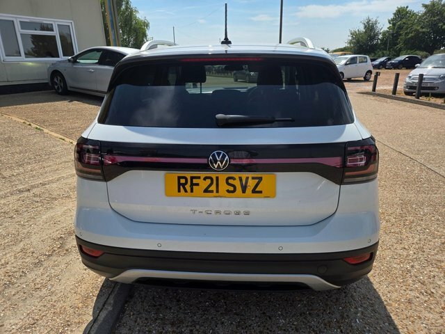Volkswagen T-Cross Tsi Sel Suv White #6
