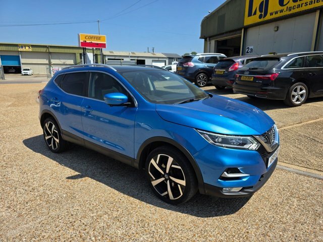 Nissan Qashqai Dig-t Tekna Suv AR19EOV Blue #3