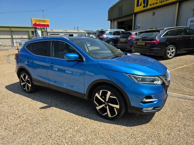 Nissan Qashqai Dig-t Tekna Suv AR19EOV Blue #2