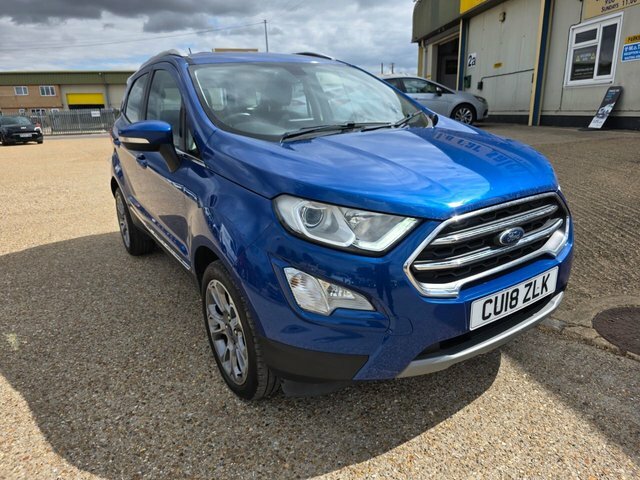 Ford Ecosport Ecoboost Titanium Suv CU18ZLK Blue #2