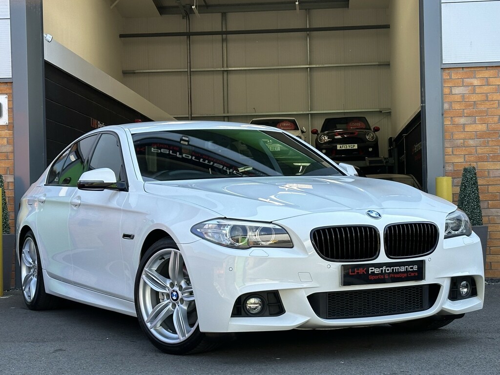 BMW 5 Series Saloon 2.0 520D M Sport Saloon Eur White