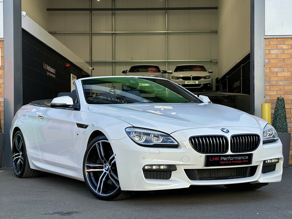 BMW 6 Series 3.0 640D M Sport Convertible Euro White
