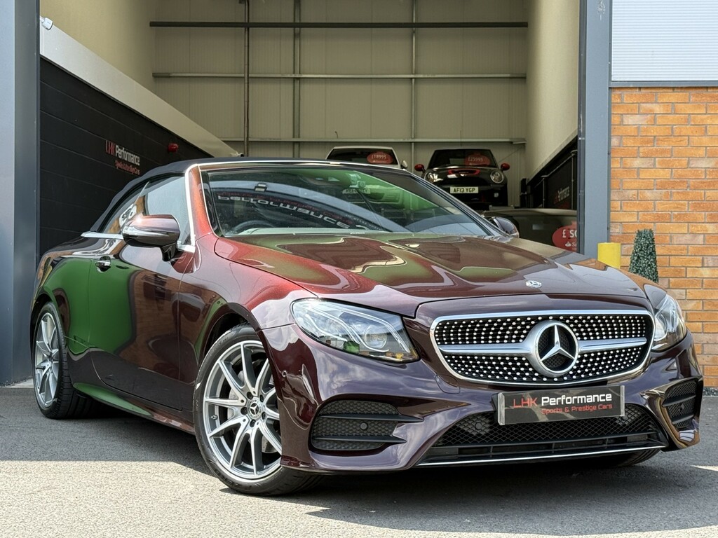 Mercedes-Benz E Class 2.0 E220d Amg Line Red