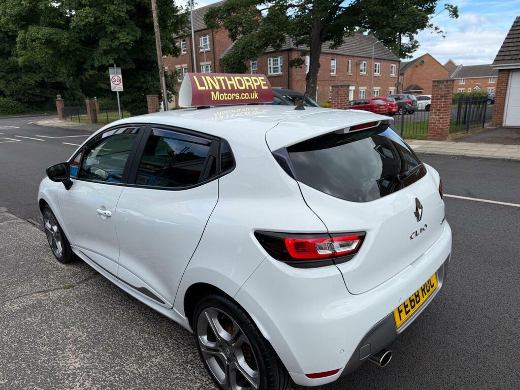 Renault Clio 0.9 Tce Gt Line Euro 6 S S FE68RUC White #4