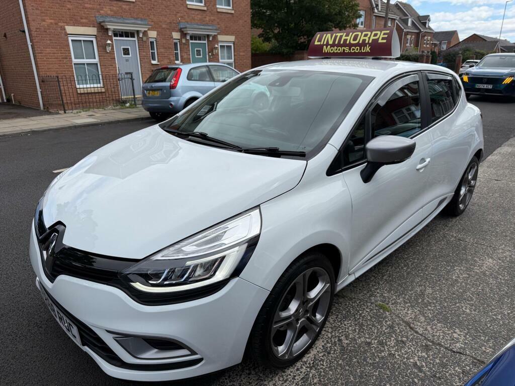 Renault Clio 0.9 Tce Gt Line Euro 6 S S FE68RUC White #6