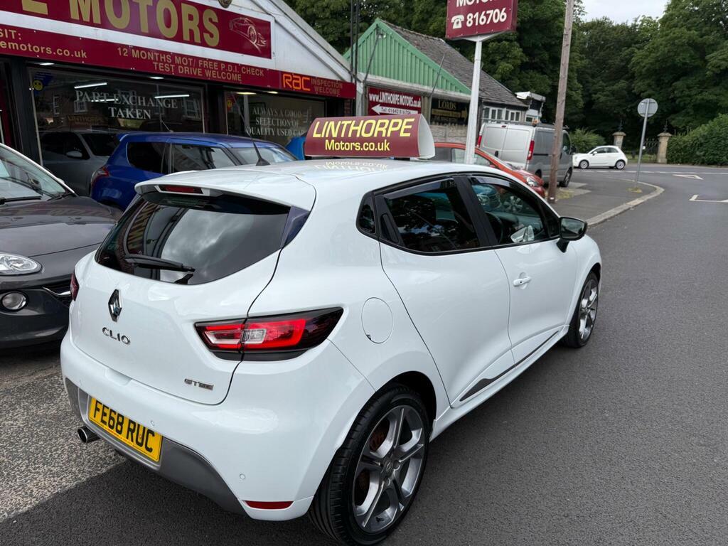 Renault Clio 0.9 Tce Gt Line Euro 6 S S FE68RUC White #3