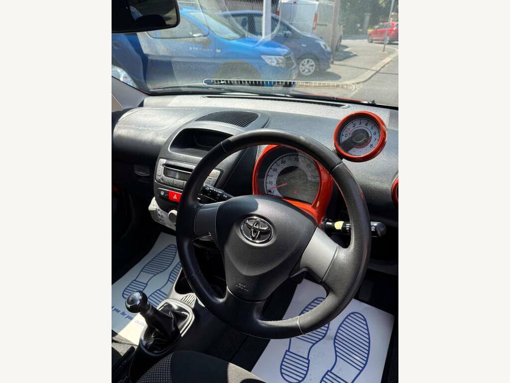 Toyota Aygo Hatchback Red #6