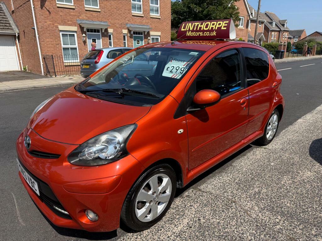 Toyota Aygo Hatchback Red #4