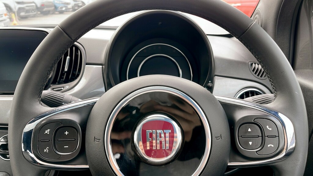 Fiat 500 Mhev White #28