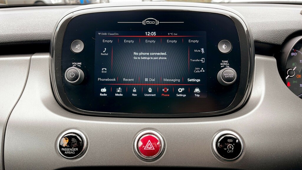 Fiat 500X Firefly Turbo Sport Suv Black #14