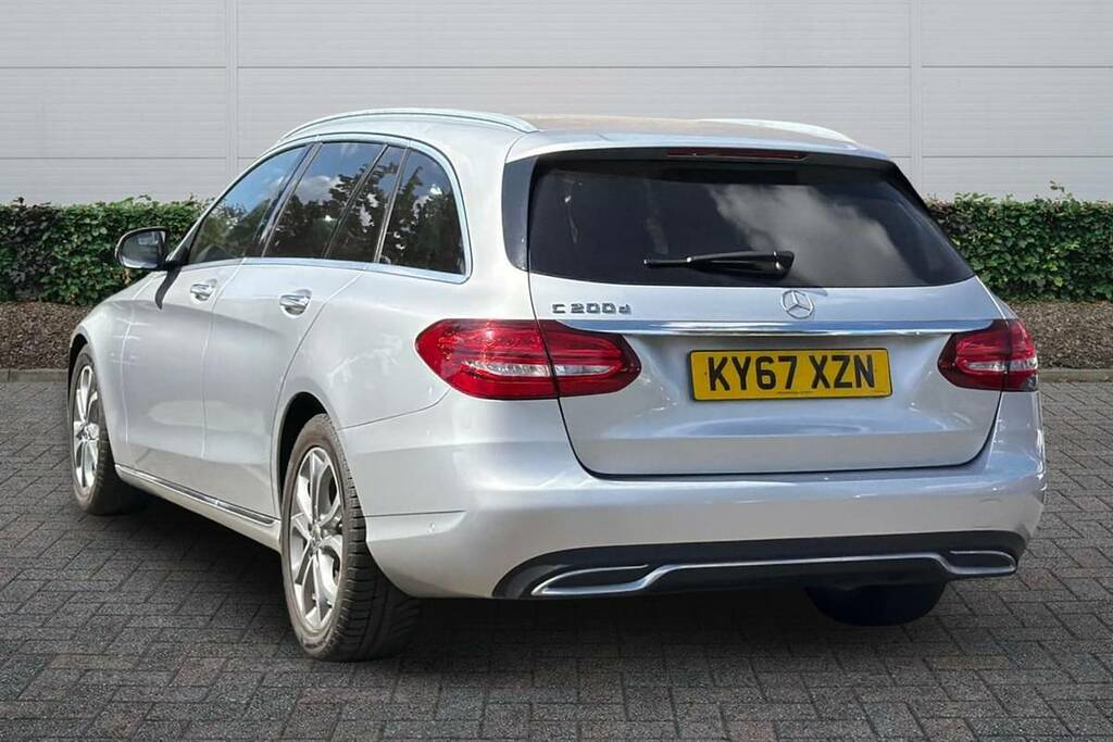 Mercedes-Benz C Class C200d Sport Premium Silver #5