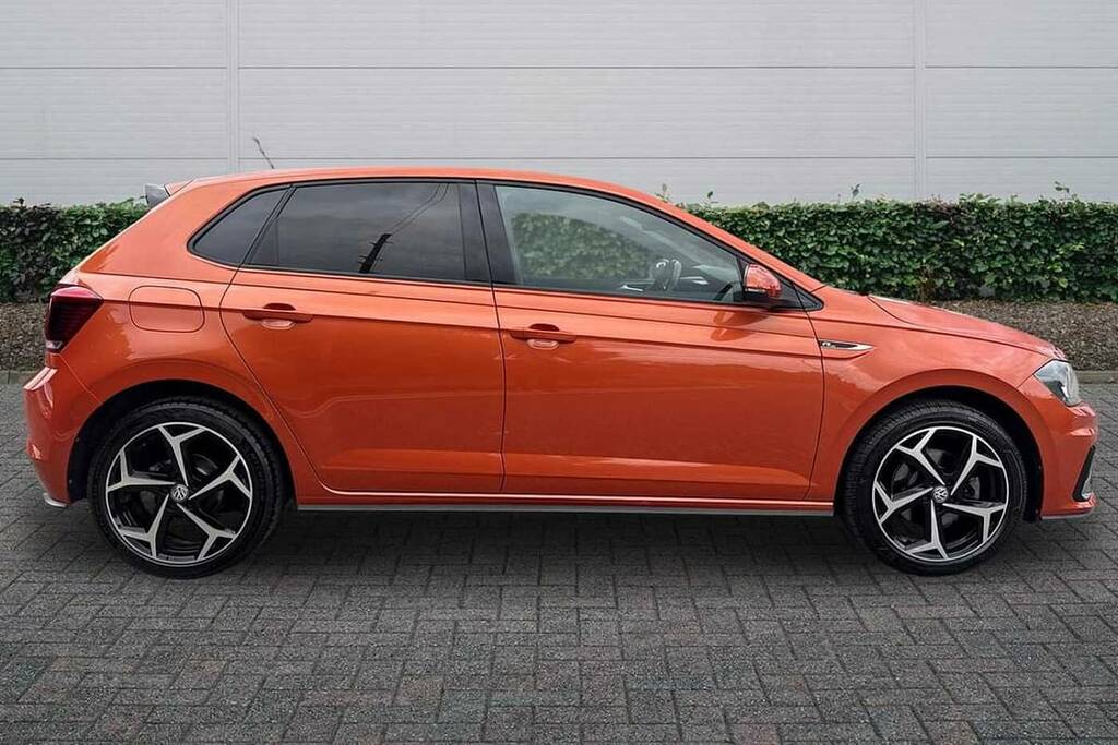 Volkswagen Polo 1.0 Tsi 115 R-line Dsg BK21EWX Orange #4