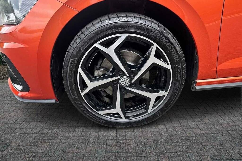 Volkswagen Polo 1.0 Tsi 115 R-line Dsg BK21EWX Orange #5