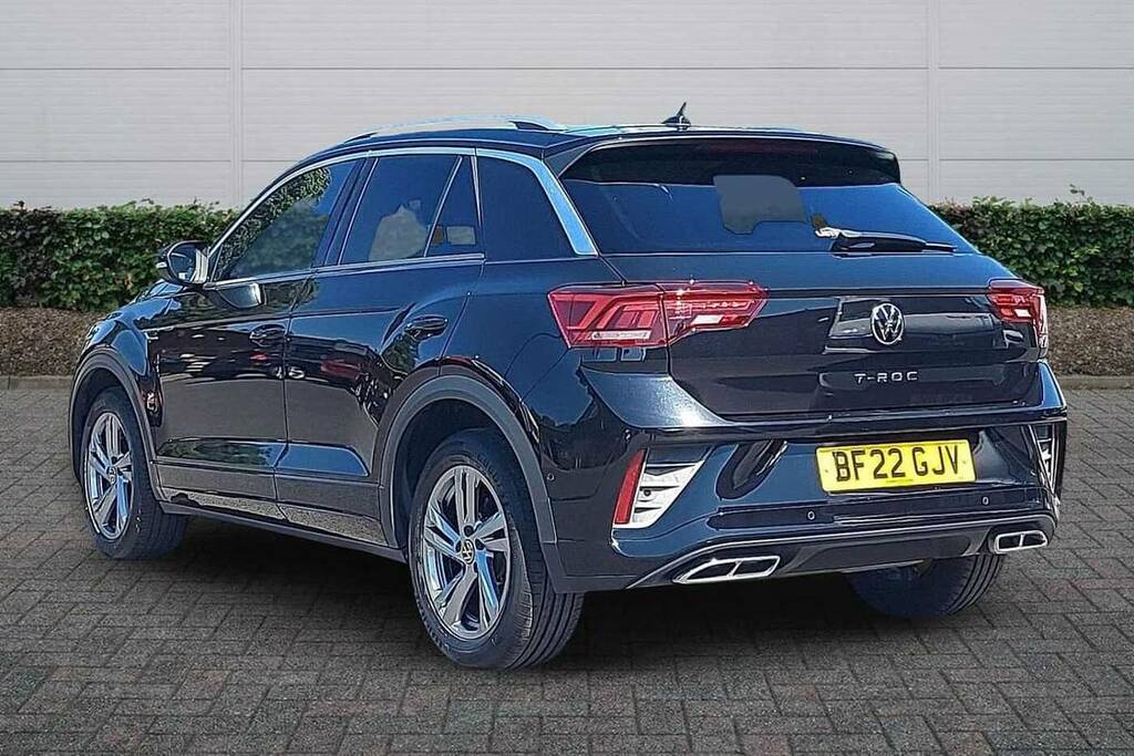 Volkswagen T-Roc 1.5 Tsi R-line Dsg BF22GJV Black #3