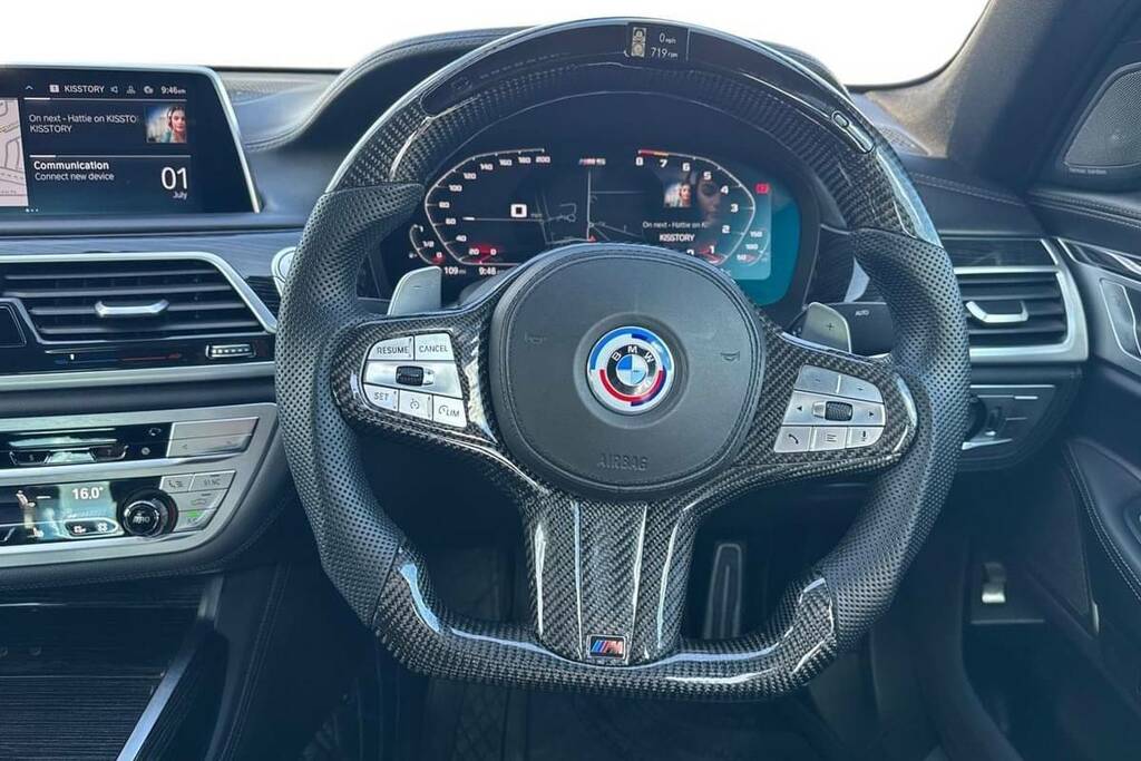 BMW 7 Series 730D M Sport Black #5