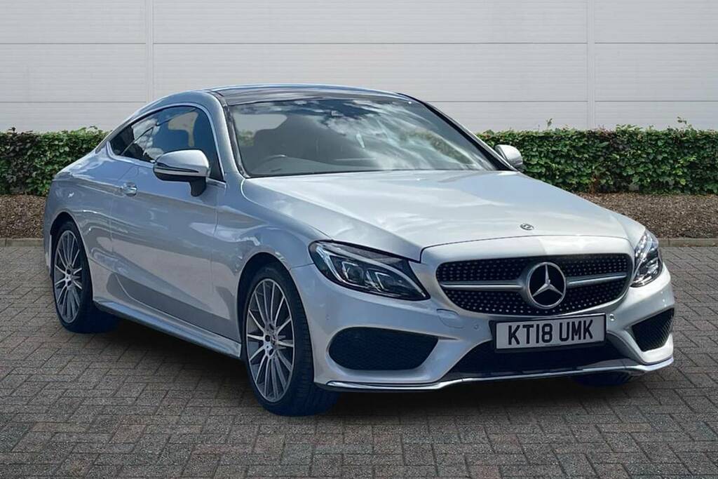 Mercedes-Benz C Class C300 Amg Line Premium Plus 9G-tronic Silver