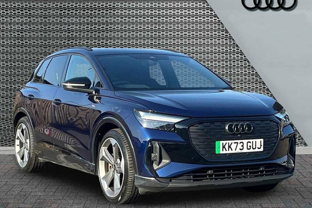 Audi Q4 E Tron 220Kw 50 Quattro 82Kwh Black Edition Blue #6