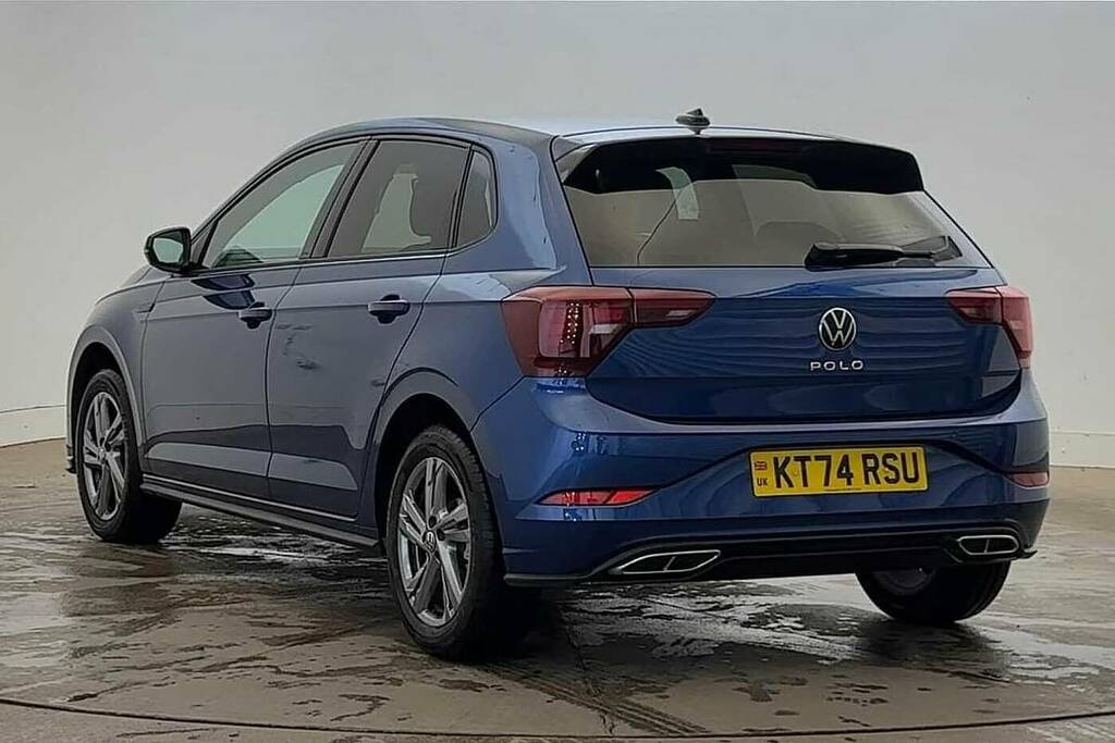 Volkswagen Polo 1.0 Tsi 115 R-line Dsg KT74RSU Blue #3