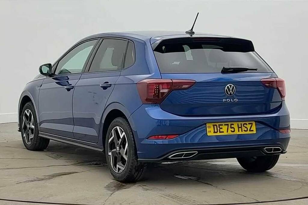 Volkswagen Polo 1.0 Tsi 115 R-line Dsg DE75HSZ Blue #3