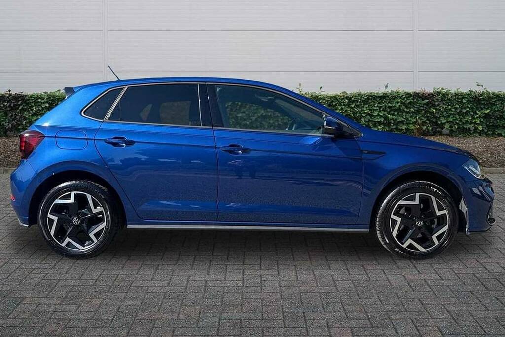 Volkswagen Polo 1.0 Tsi 115 R-line Dsg DE75HYV Blue #4
