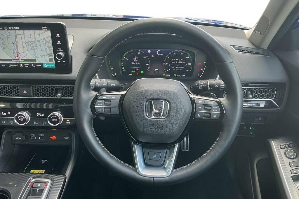 Honda Civic 2.0 Ehev Advance Cvt Blue #4