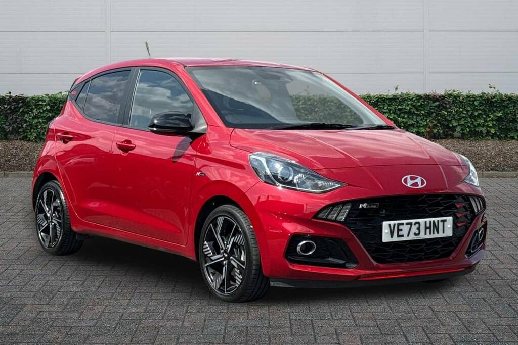 Hyundai I10 1.0 T-gdi N Line VE73HNT Red