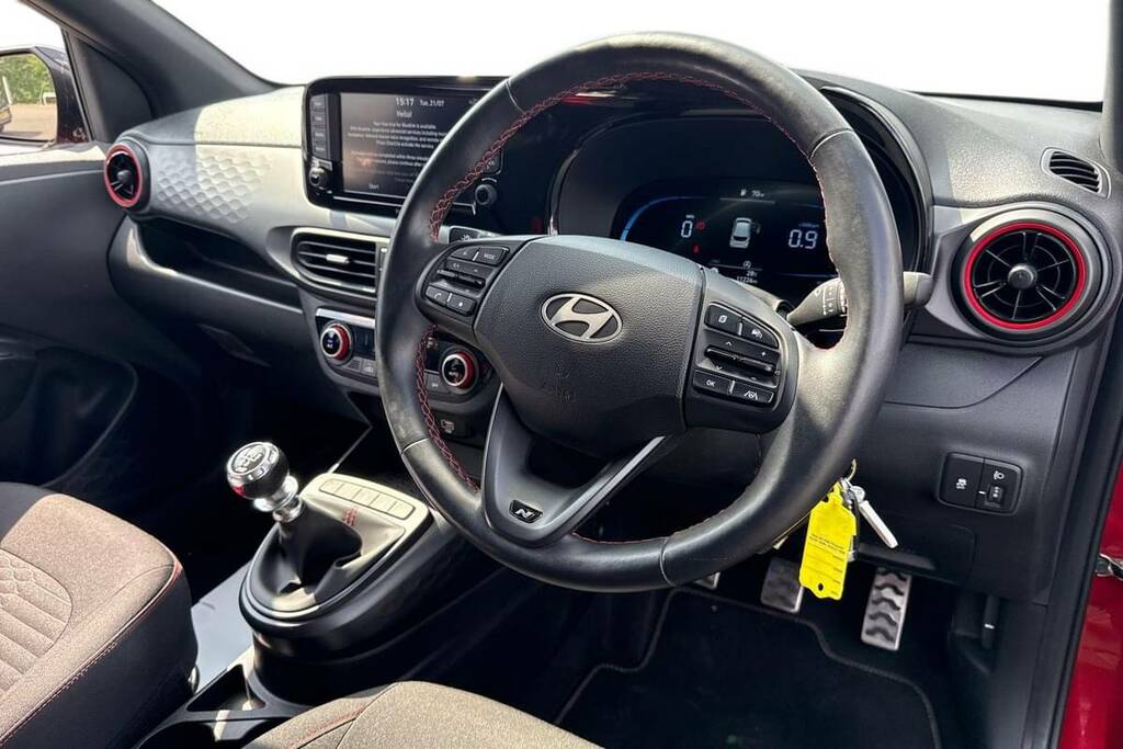Hyundai I10 1.0 T-gdi N Line VE73HNT Red #4
