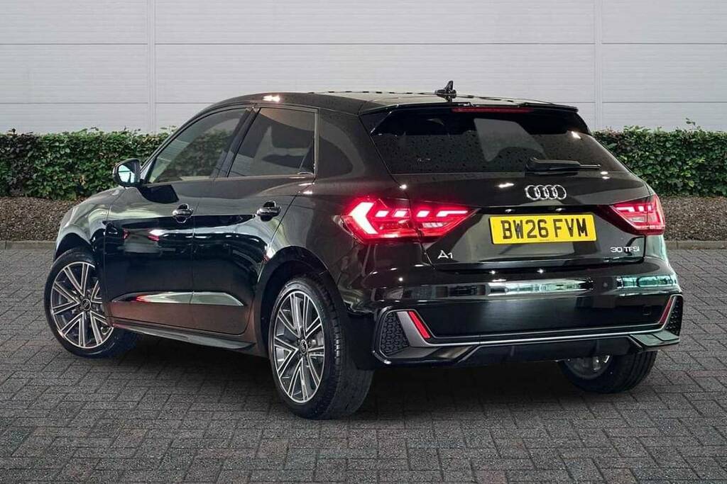 Audi A1 30 Tfsi S Line BW26FVM Black #3