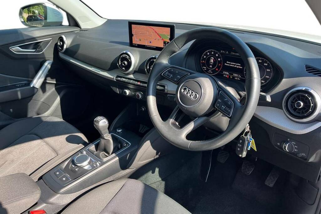 Audi Q2 30 Tfsi Sport BC22DZT White #4