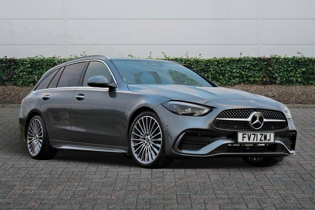 Mercedes-Benz C Class C200 Amg Line Premium 9G-tronic Grey