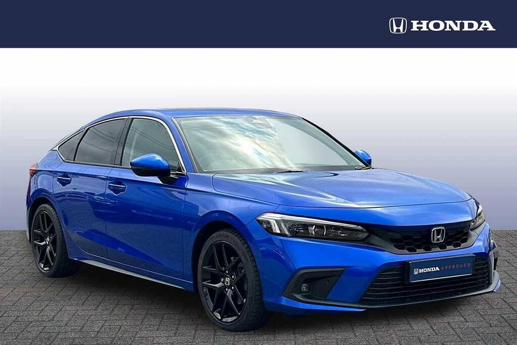 Honda Civic 2.0 Ehev Advance Cvt KK23UDY Blue #3
